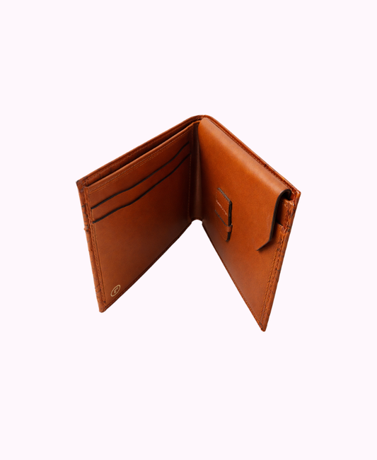 Portafoglio Marrone in Vera Pelle di Pitone