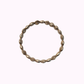 Bracciale Elasticizzato con Sfere Conchiglia in Metallo Placcato Argento