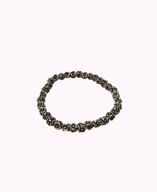 Bracciale Elasticizzato in Metallo Placcato in Argento