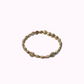 Bracciale Elasticizzato con Sfere Conchiglia in Metallo Placcato Argento