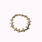 Bracciale con Crocette in Metallo Placcato Argento