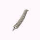 Bracciale a Piume in Ottone Placcato Argento