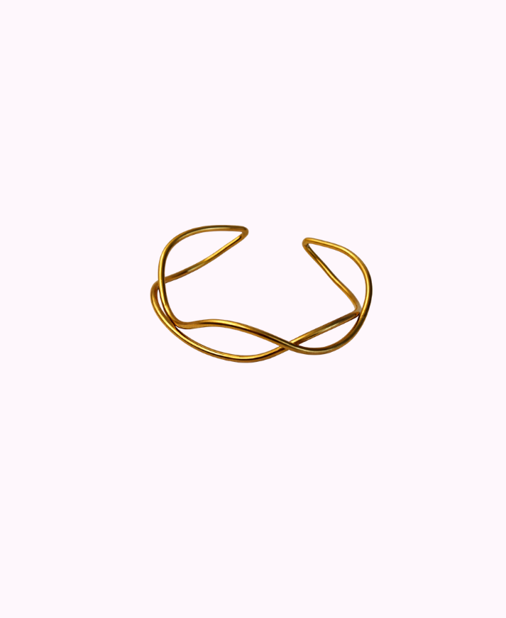 Bracciale Regolabile in Ottone Riciclato