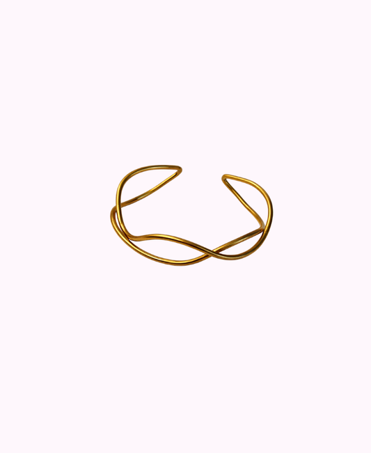 Bracciale Regolabile in Ottone Riciclato