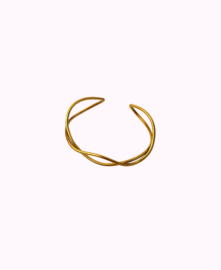 Bracciale Regolabile in Ottone Riciclato