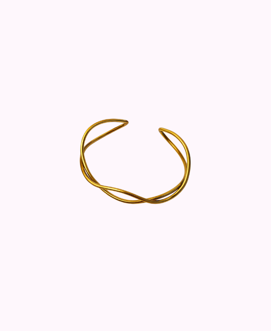 Bracciale Regolabile in Ottone Riciclato