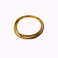 Bracciale Rigido a Tre Cerchi in Ottone