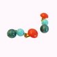 Orecchini in Resina Colorata con Clip
