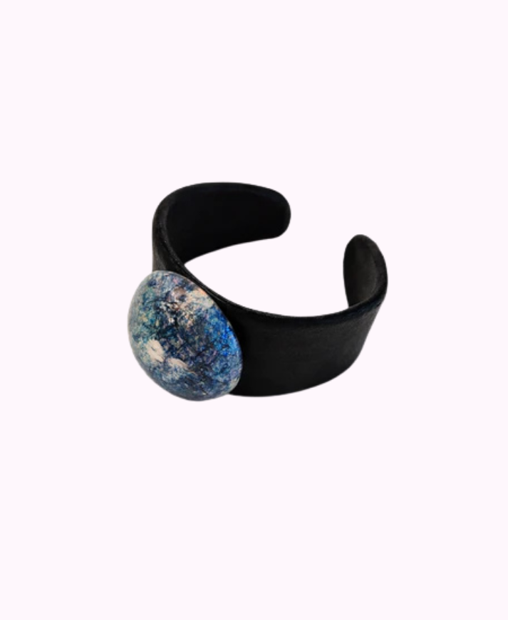 Bracciale in Pelle e Resina