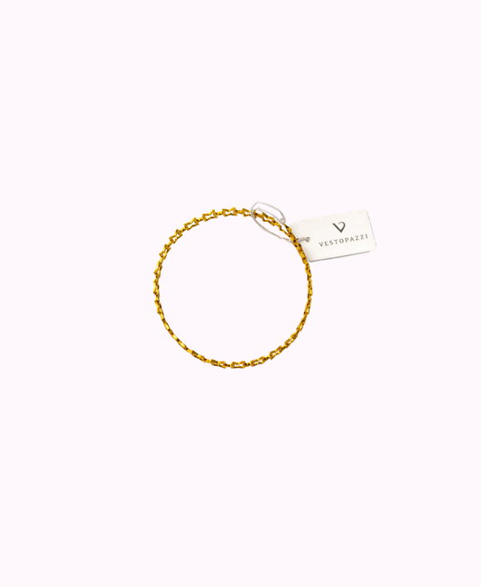 Bracciale Rigido Sottile in Ottone