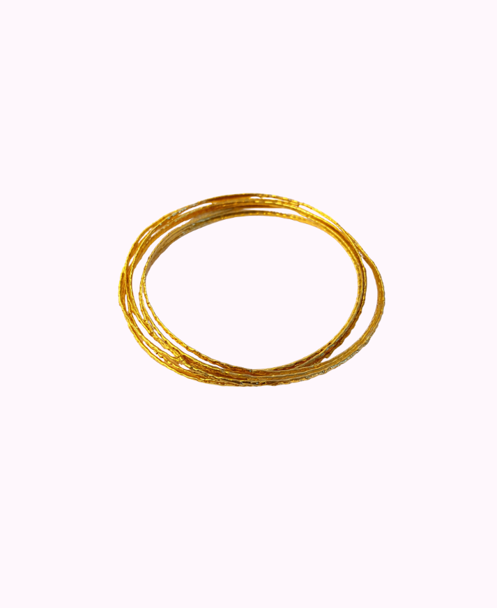 Bracciale Rigido Multicerchi in Ottone