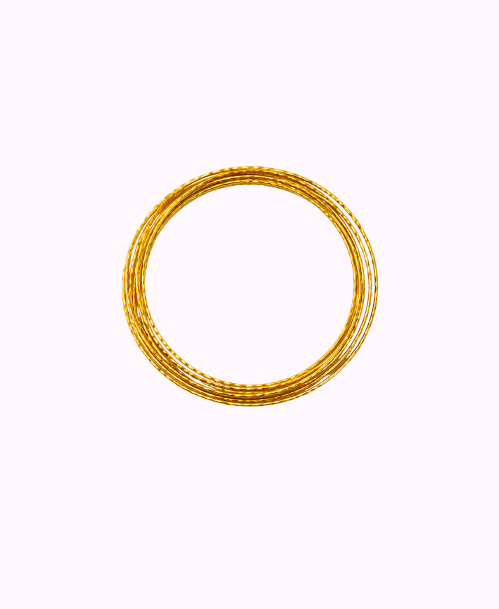 Bracciale Rigido Multicerchi in Ottone
