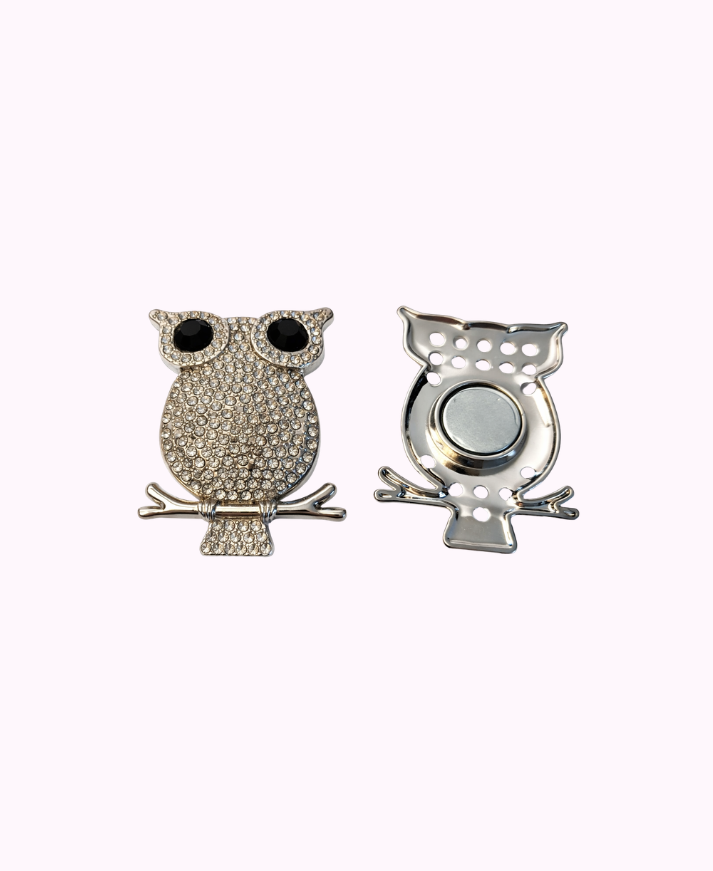 Spilla Gufetto con Cristalli