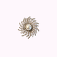 Spilla Vintage con Perla e Cristalli