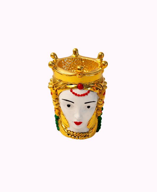 Moretto Siciliano Fantin in Resina con Finiture Oro