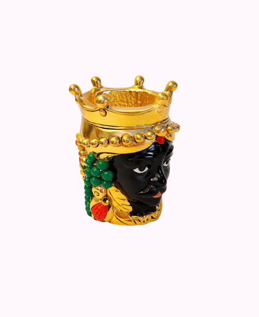 Moretto Siciliano Fantin in Resina con Finiture Oro