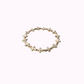 Bracciale con Crocette in Metallo Placcato Argento