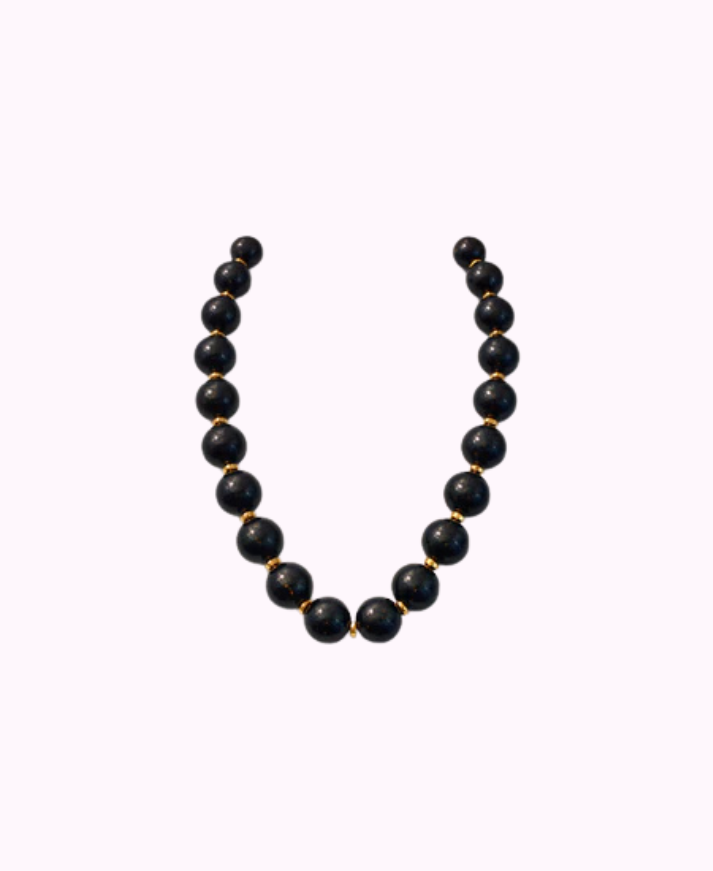 Collana in Resina Vitrea Effetto Lapislazzuli